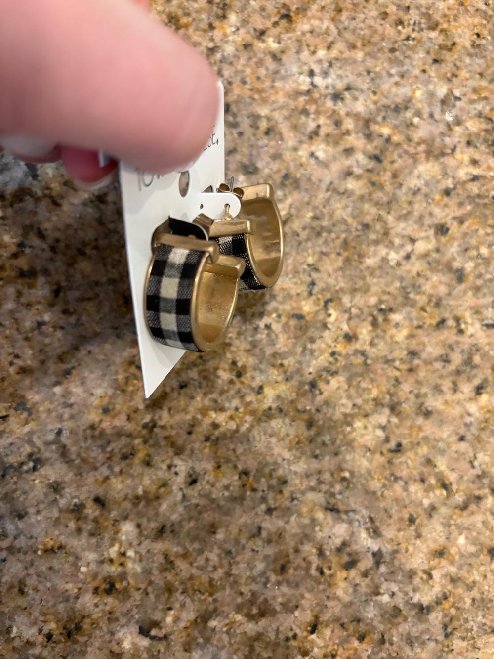 Towne & Reese Gold-Tone Chunky Hoop Earrings